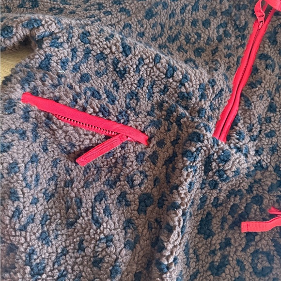 NWT Fuzzy Half Zip Fleece Jacket Women Long Sleeve Sherpa Pullover Smal - Picture 4 of 7